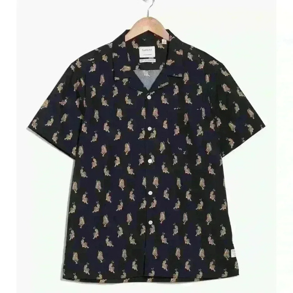 Public Art size large button down black tiger - Picture 8 of 8